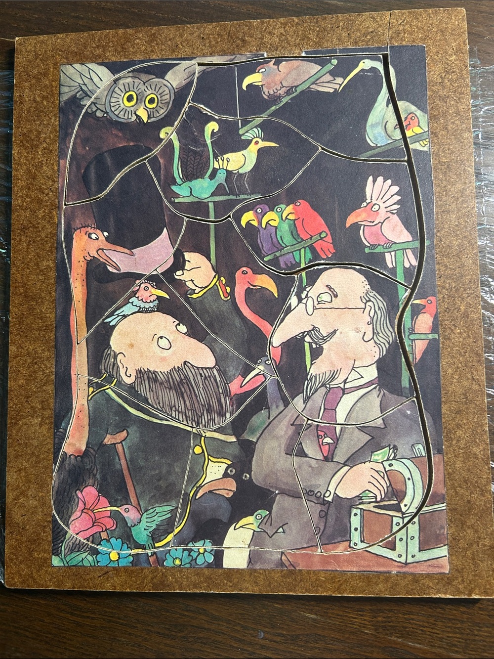 RARE VINTAGE WOODEN childrens Puzzle
